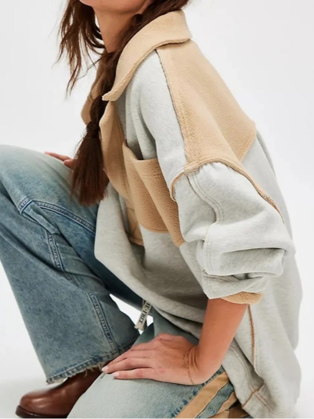 Free People Structured Pullover - Picture 2 of 10